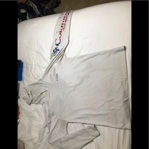 S Columbia American Flag Logo Sleeve Hoodie